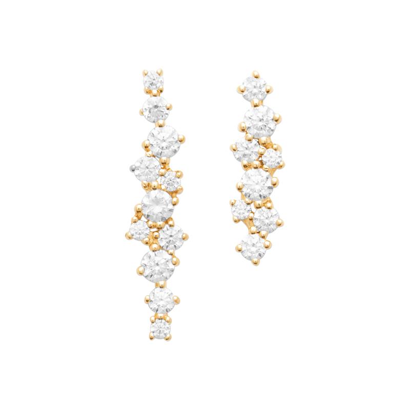 Coque de Nacre Puces d'oreilles plaqué or 23056210