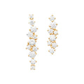 Coque de Nacre Puces d'oreilles plaqué or 23056210
