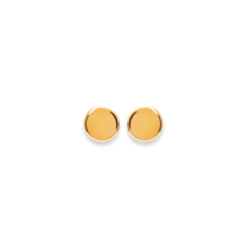 Coque de Nacre Puces d'oreilles plaqué or 2549900