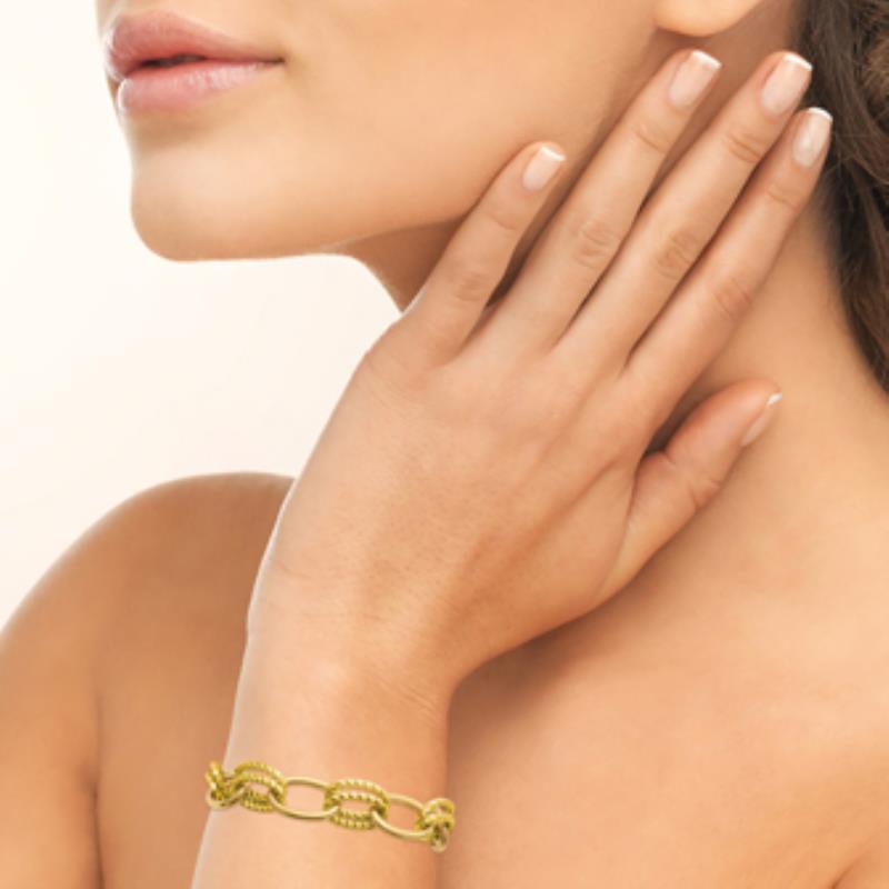 Izee Bracelet acier doré 312264