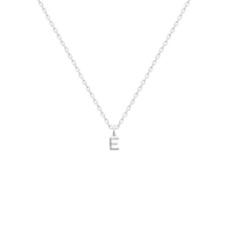 Coque de Nacre Pendentif initiale argent 7775605