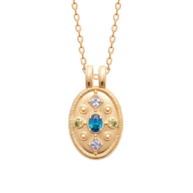 Coque de Nacre Collier plaqué or 974242