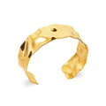 Coque de Nacre Bracelet jonc acier doré 312223