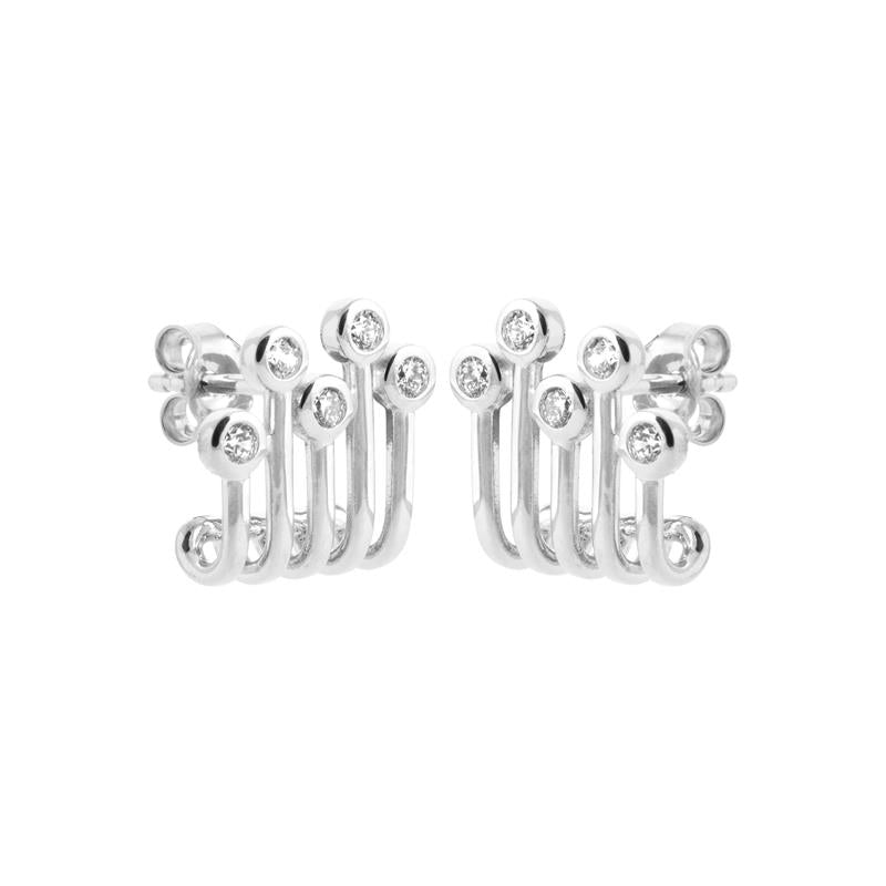 Coque de Nacre Boucles d'oreilles plaqué argent 43062310