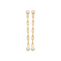 Coque de Nacre Boucles d'oreilles pendantes plaqué or 2587910