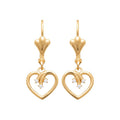 Coque de Nacre Boucles d'oreilles pendantes plaqué or 23062910