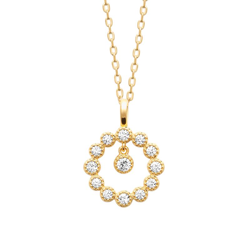 Coque de Nacre Collier plaqué or 974477
