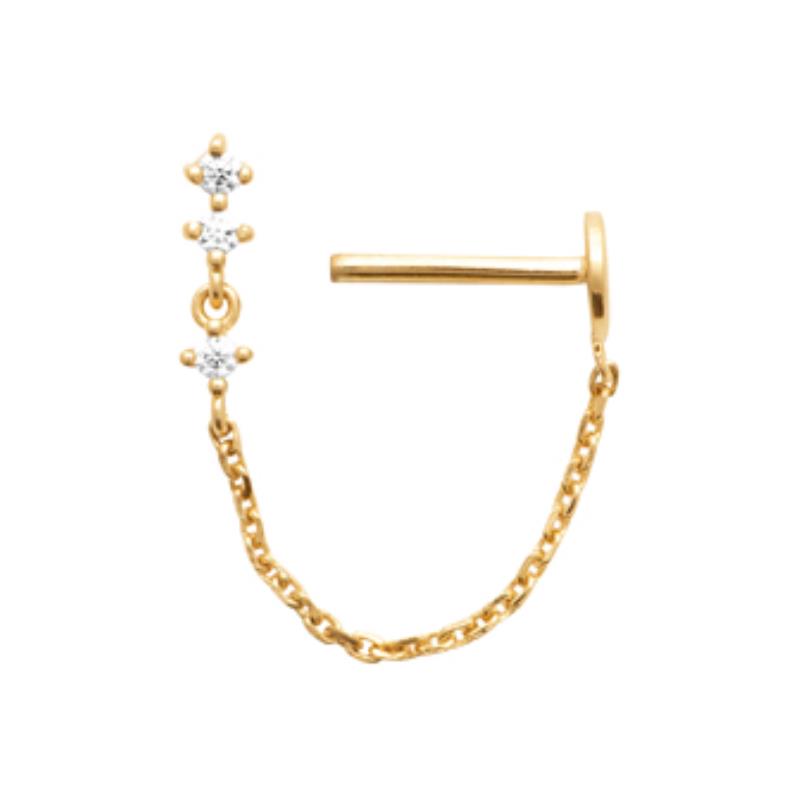 Coque de Nacre Piercing plaqué or 23071910