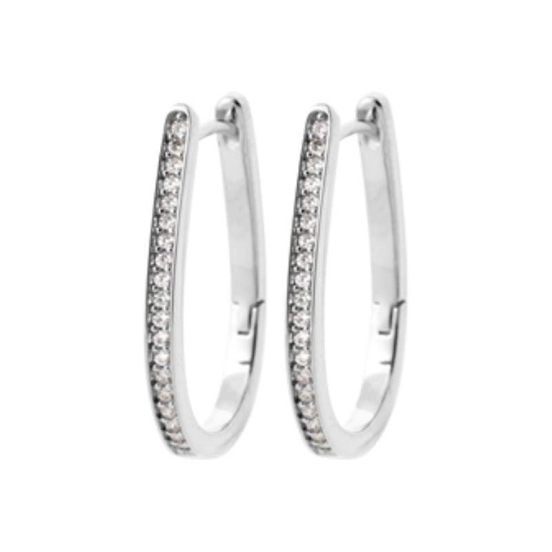 Coque de Nacre Créoles argent 1651710