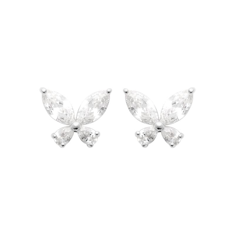 Coque de Nacre Puces d'oreilles argent 13033410