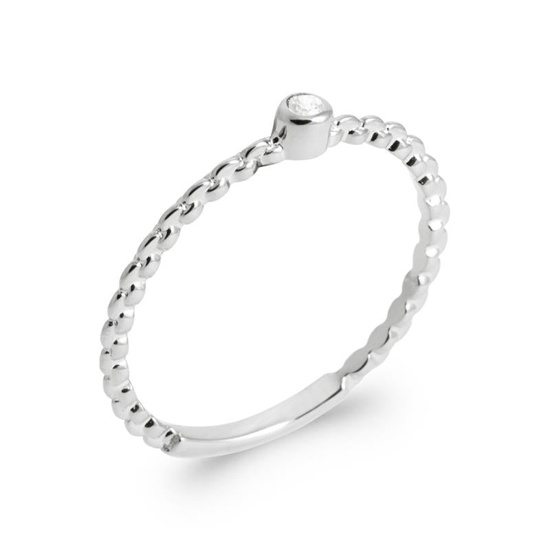 Coque de Nacre Bague solitaire argent 1912610