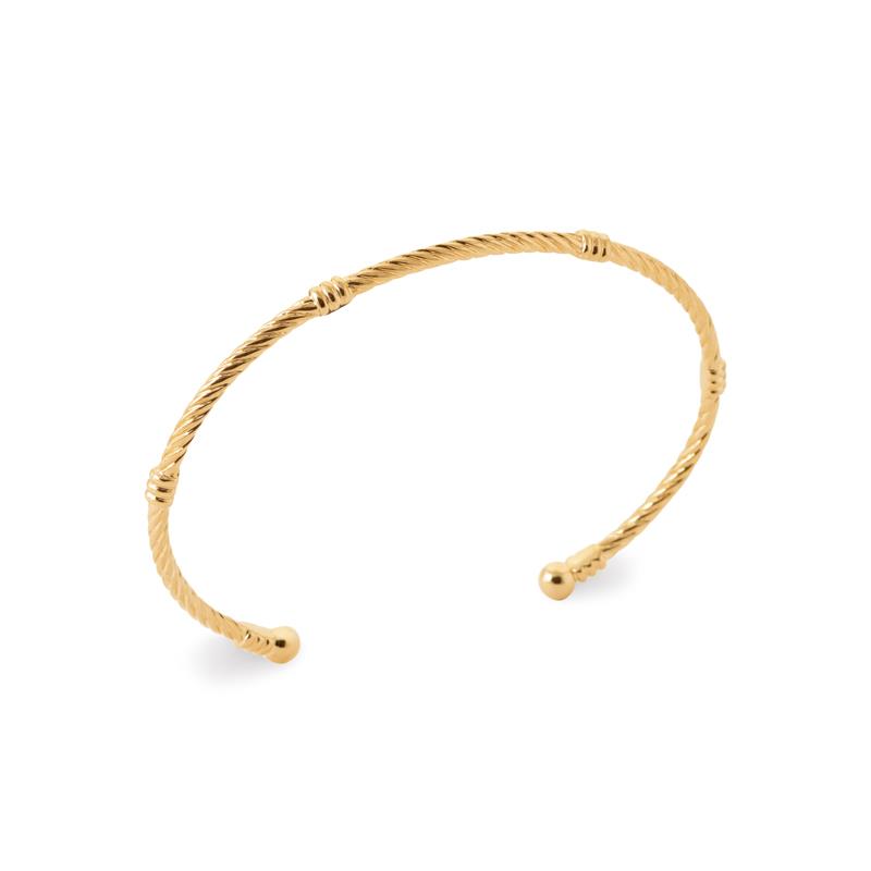 Coque de Nacre Bracelet jonc plaqué or 922191