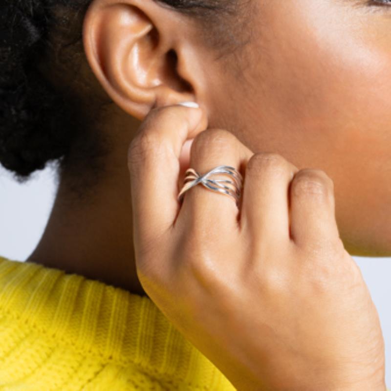 Coque de Nacre Bague argent 7976200