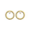 Coque de Nacre Puces d'oreilles plaqué or 2578710