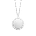 Coque de Nacre Collier argent 874299