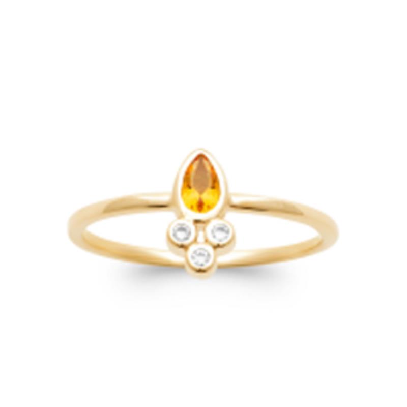 Coque de Nacre Bague plaqué or 2965090