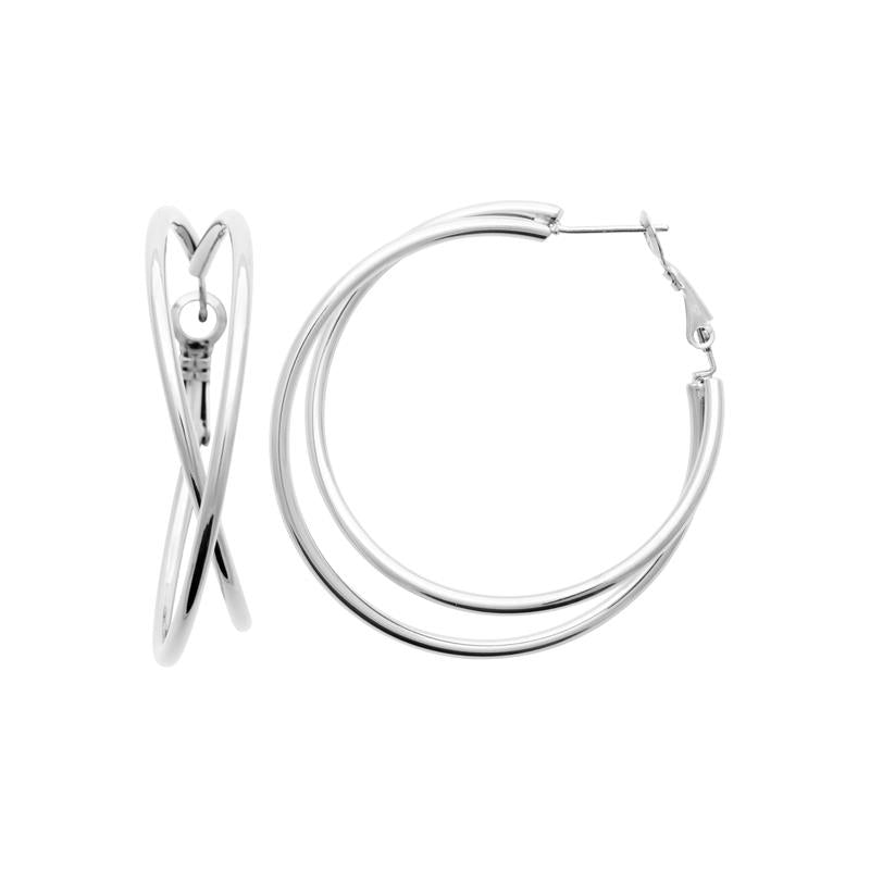 Coque de Nacre Créoles acier 3607800