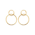 Coque de Nacre Boucles d'oreilles pendantes plaqué or 23035900