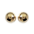 Coque de Nacre Puces d'oreilles plaqué or 202403212