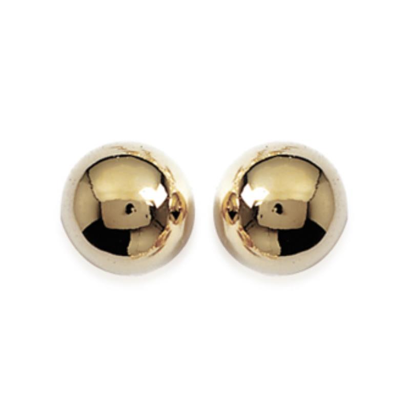 Coque de Nacre Puces d'oreilles plaqué or 202403212