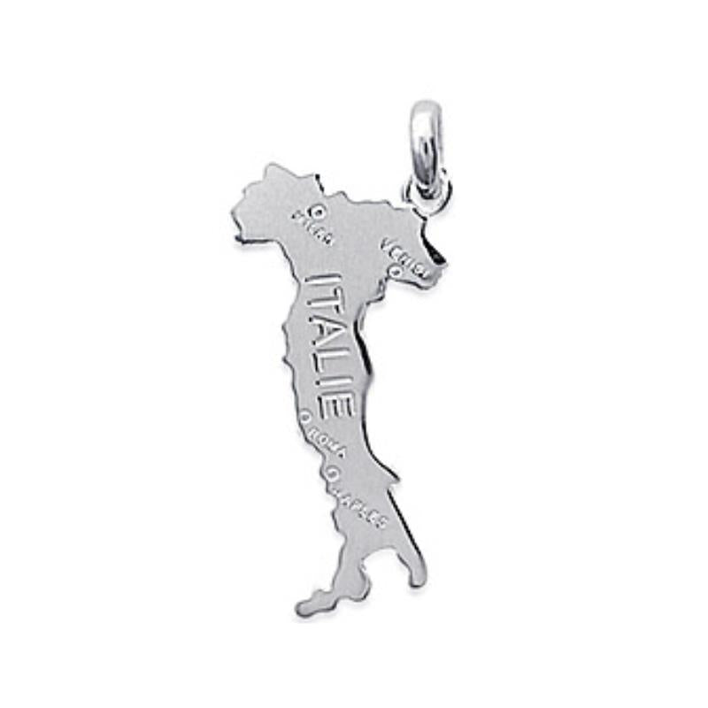 Coque de Nacre Pendentif carte argent 7845700