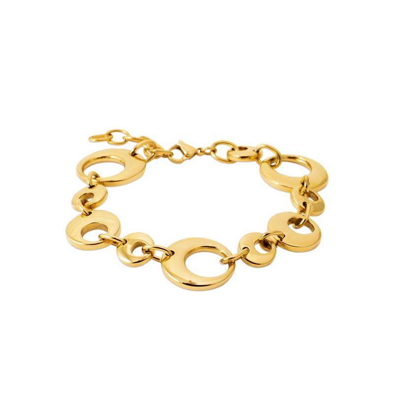 Coque de Nacre Bracelet acier doré 312373