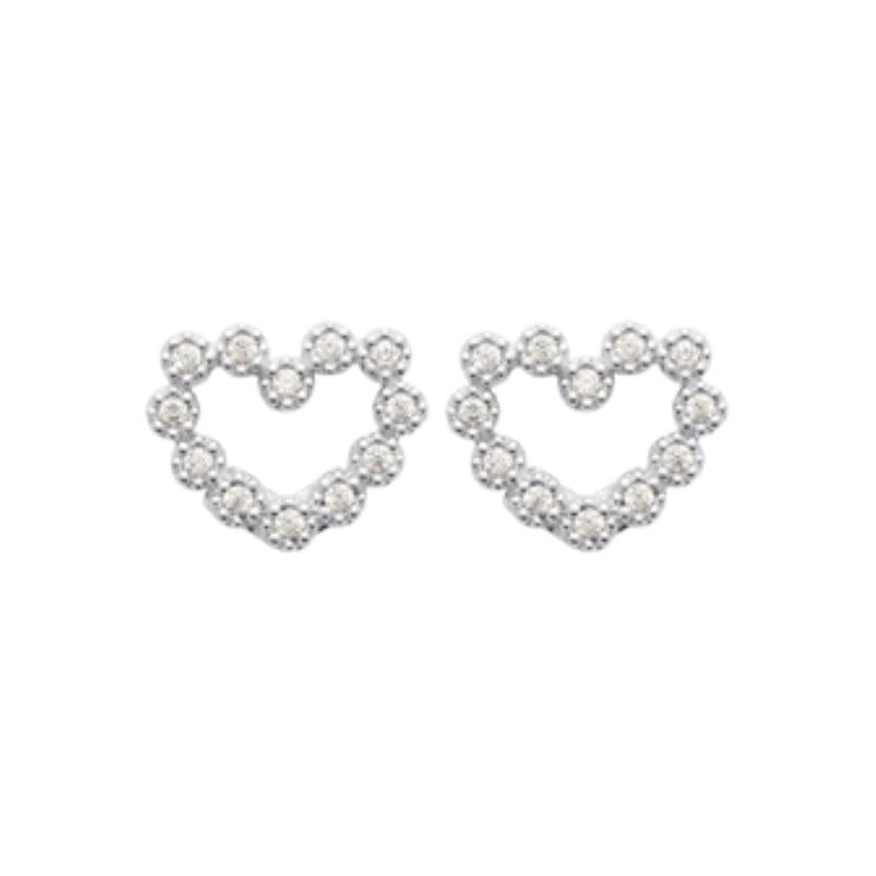Coque de Nacre Puces d'oreilles argent 13005610