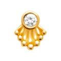 Coque de Nacre Piercing plaqué or 23074110