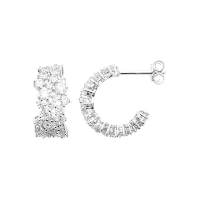 Coque de Nacre Créoles argent 1671210