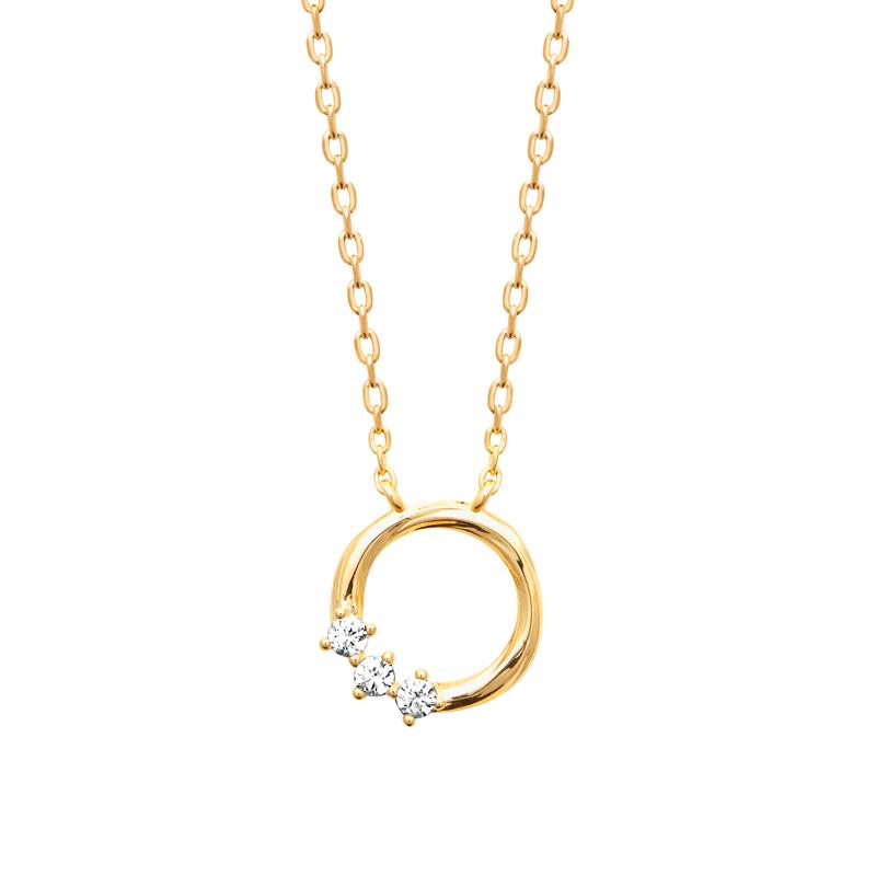 Coque de Nacre Collier plaqué or 974474