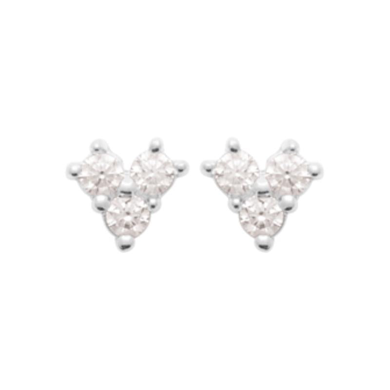 Coque de Nacre Puces d'oreilles argent 13019910