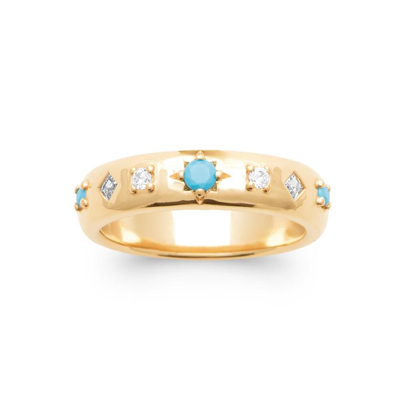 Coque de Nacre Bague plaqué or 20005430