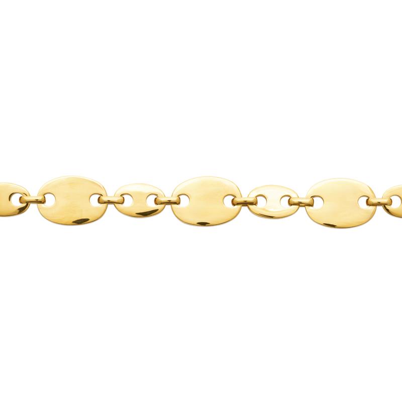 Coque de Nacre Bracelet acier doré 312347