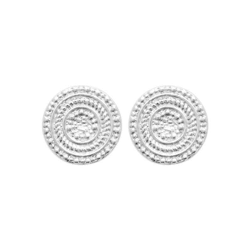Coque de Nacre Puces d'oreilles argent 73015500