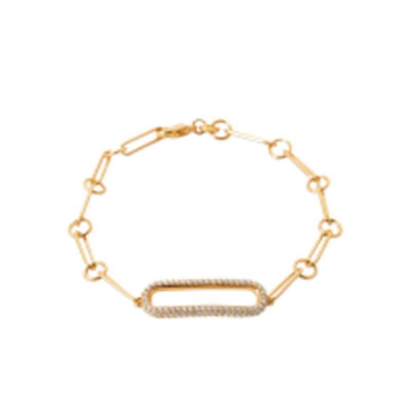 Coque de Nacre Bracelet plaqué or 974033