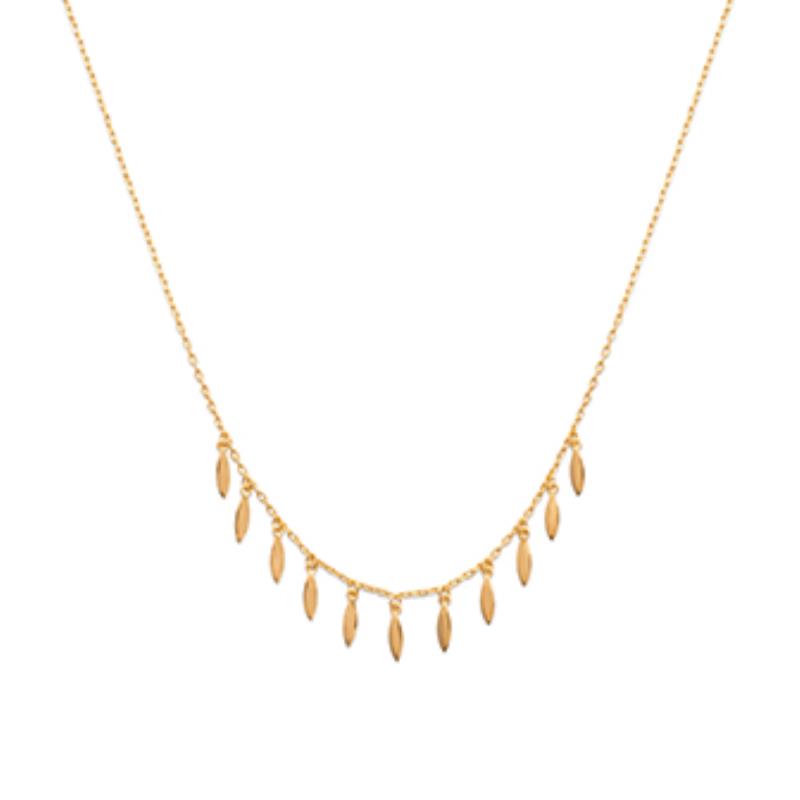 Coque de Nacre Collier plaqué or 921496