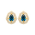 Coque de Nacre Puces d'oreilles plaqué or 23022940