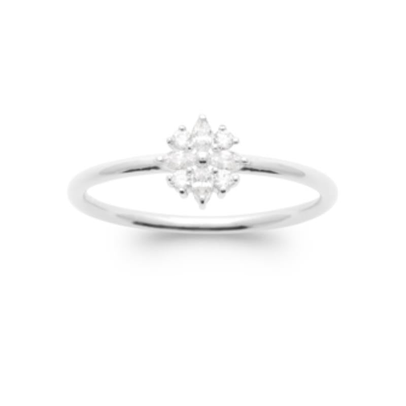 Coque de Nacre Bague solitaire argent 1972310