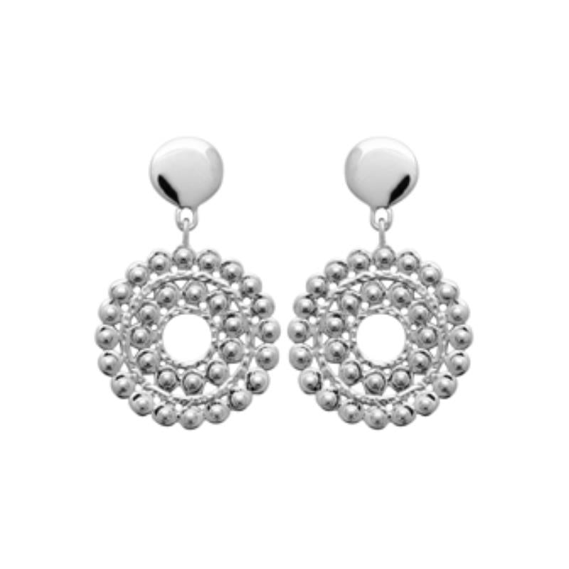 Coque de Nacre Boucles d'oreilles pendantes argent 73010300
