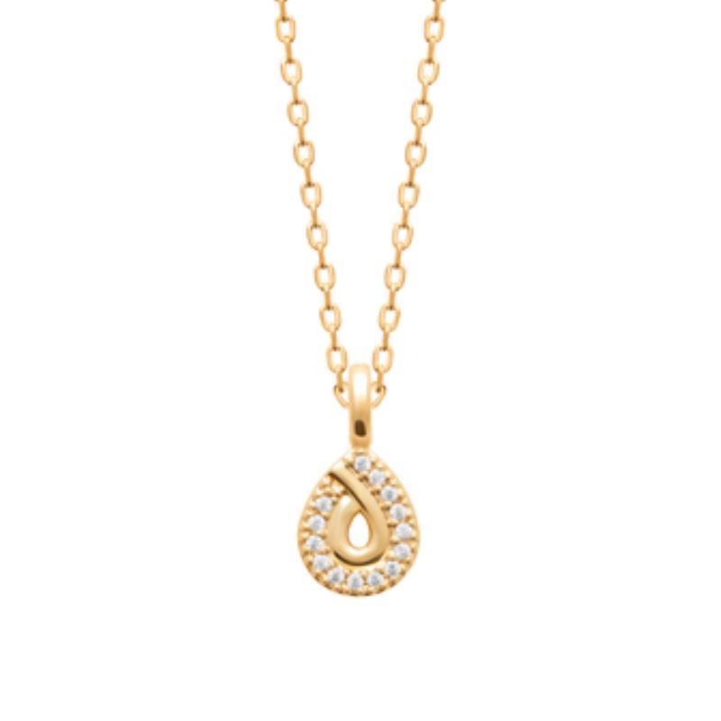 Coque de Nacre Collier plaqué or 974136