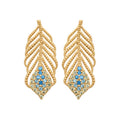 Coque de Nacre Puces d'oreilles plaqué or 2574205