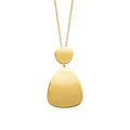 Coque de Nacre Collier acier doré 312332