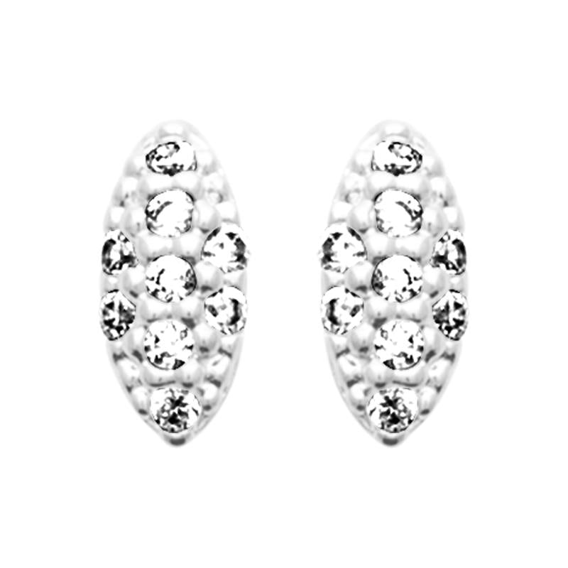 Coque de Nacre Puces d'oreilles argent 13077310