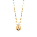 Coque de Nacre Collier plaqué or 974163