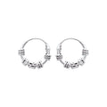 Coque de Nacre Créoles argent 1600112