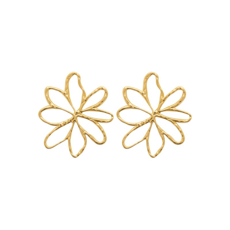 Izee Boucles d'oreilles acier doré 3117409