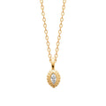 Coque de Nacre Collier plaqué or 974261