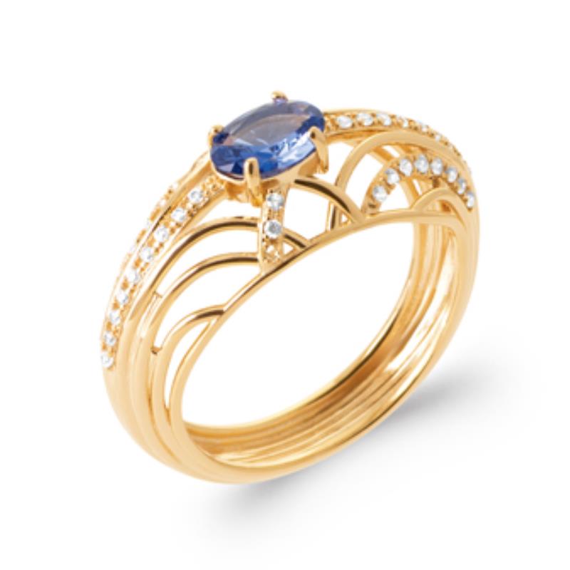 Coque de Nacre Bague plaqué or 2997640