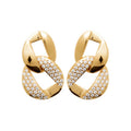 Coque de Nacre Puces d'oreilles plaqué or 23023710