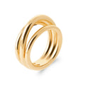 Coque de Nacre Bague plaqué or 2958300